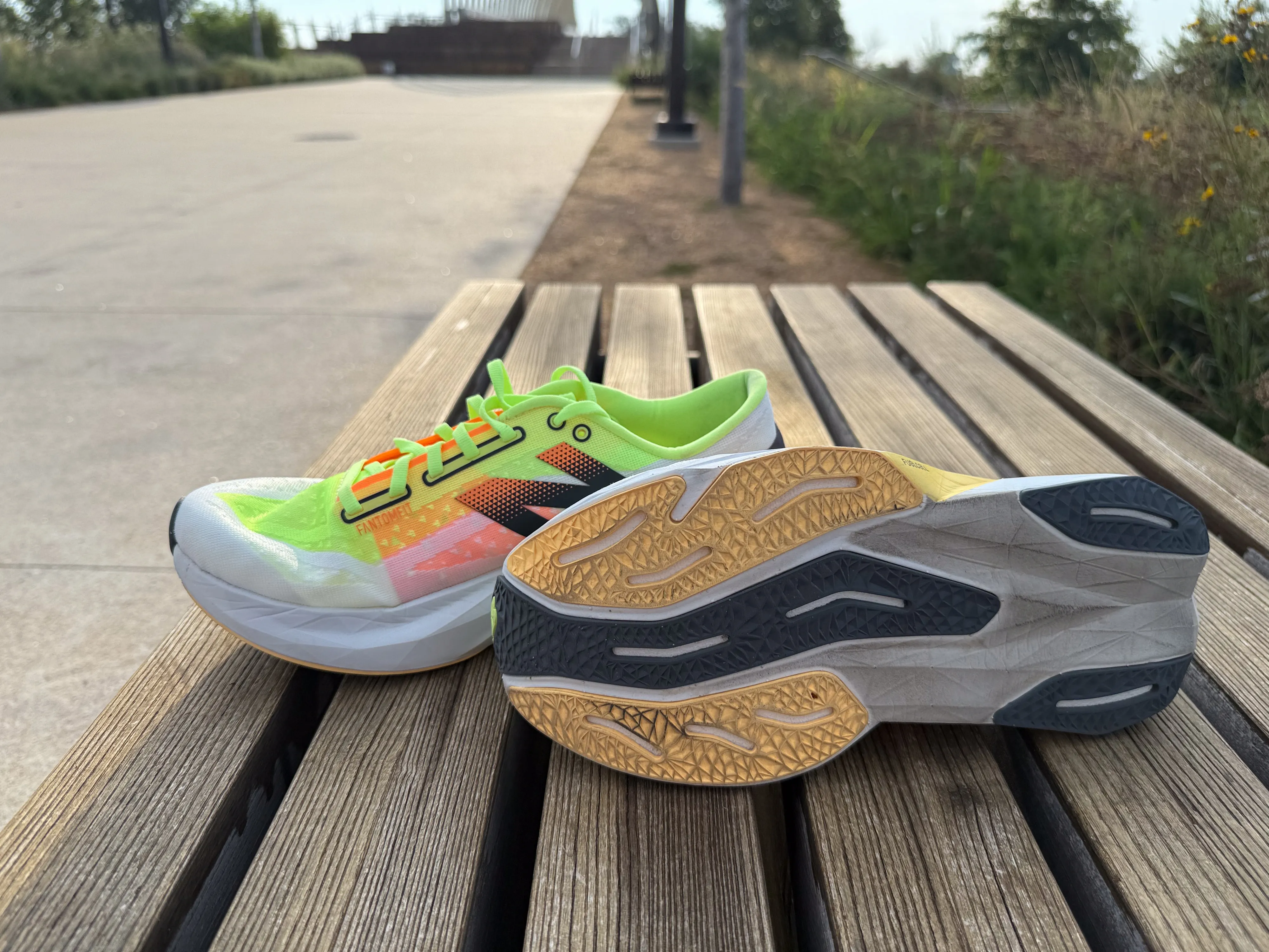 A picture of the New Balance Rebel v4 running shoe